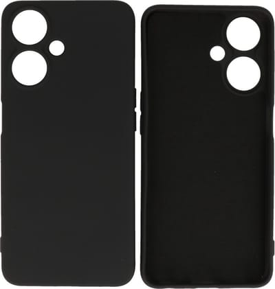 Hoesje Geschikt voor de Oppo A59 5G - Fashion Backcover Hoesje - Colorful Telefoonhoesje - Zwart
