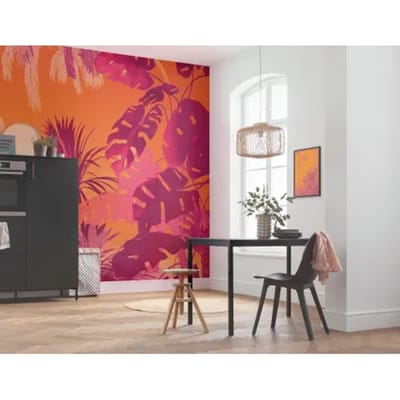 Fotobehang - Funky Jungle 250x250cm - Vliesbehang