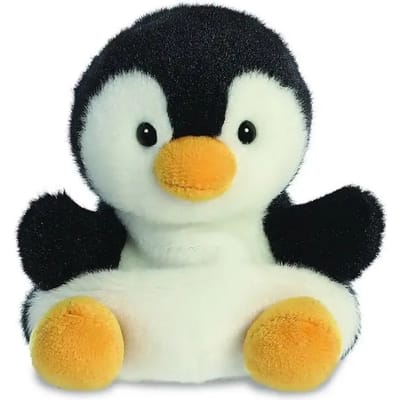 Aurora Pluche dieren knuffel - pinguin - dierentuin cadeau knuffel - 13 cm