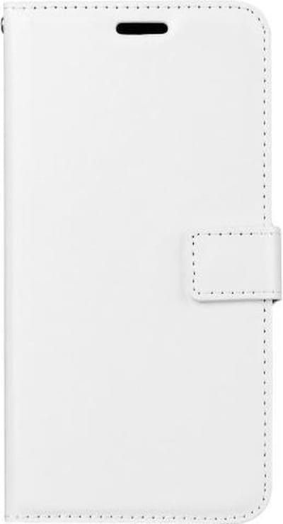 LuxeBass Hoesje geschikt voor Oppo Reno 2Z - Bookcase Wit - portemonnee hoesje gsm hoesje - telefoonhoes - telefoonhoesjes