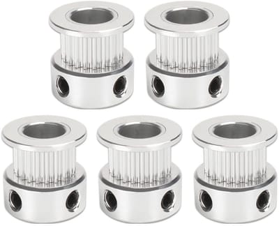 Dailygoods- Zahnriemenscheibe 5-Stuks - GT2 Pulley - Breedte 6mm - Tanden 20