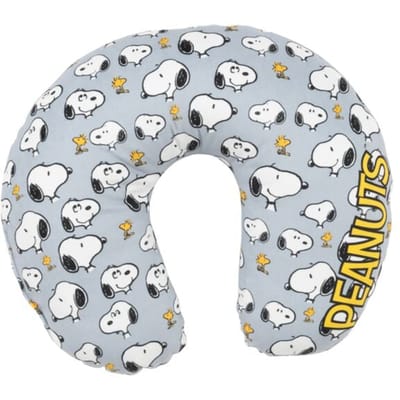 Peanuts Kussens - Snoopy & Woodstock - voor Geen - grijs-wit