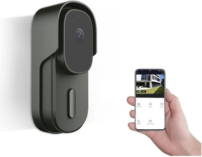 Slimme Deurbelcamera - Video Intercom - Thuisbeveiliging - Bewegingsdetectie - 1080P HD - Zwart