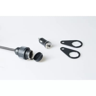 Elektrische aansluiting universele bevestiging met usb adapter. SW-Motech