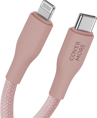 Usb C kabel geschikt voor Lightning - Oplaadkabel geschikt voor iPhone 14 13 12 11 en iPad pro air max plus - 20w - Snellader - 1m - Roze