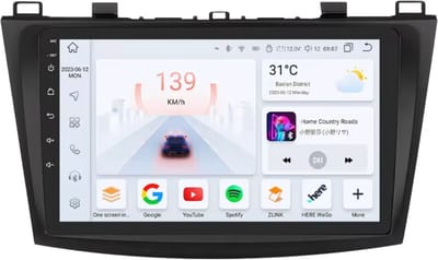 Autoradio met bluetooth - Carplay - Voor Mazda 3 (2010-2013) - Geschikt voor Apple en Android - Stereo - Navigatie - Navigatiesysteem auto - 3GB 32GB