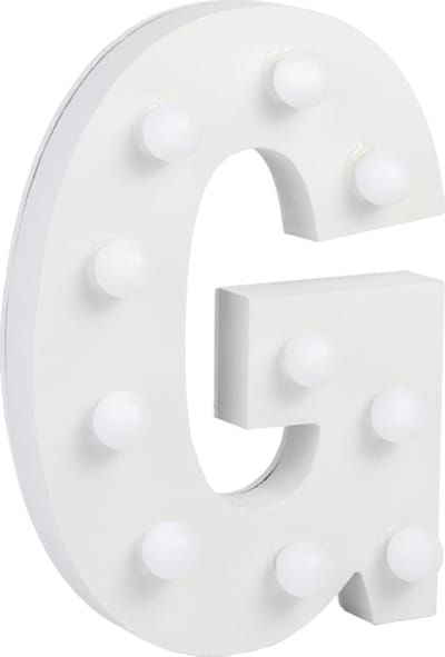 Light Letters - G