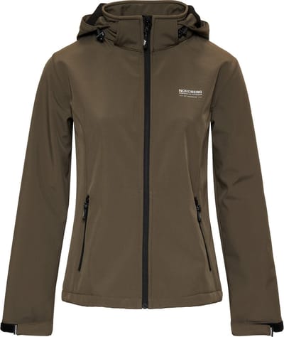 Nordberg Ingrida Softshell Jas Dames - Army - Maat M