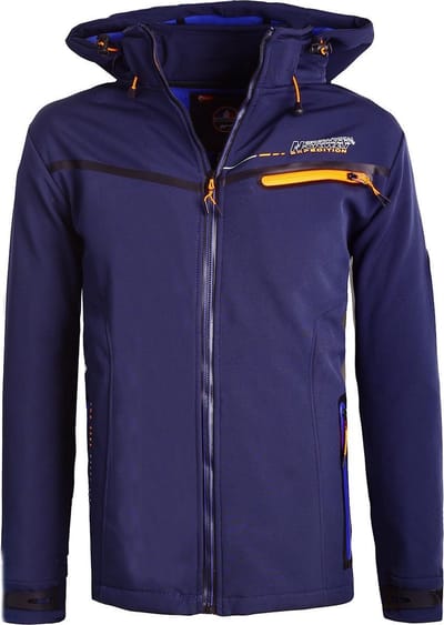 Geographical Norway Softshell Jas Blauw Turbo Dry Tapaya - S