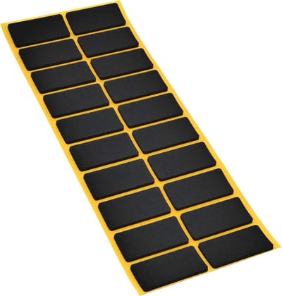 Antislippads EPDM Celrubber 20 Stuks Zwart 20 x 40 mm