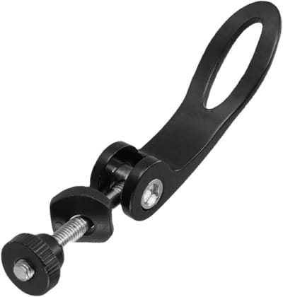 Zadelpenklem - Fiets Zadelbout - Zadelhoogte Aanpassen - Gereedschapsvrij - M6x45mm - Zwart