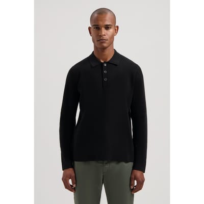 Dstrezzed Ds_chev Polo Black Maat: XXL | Longsleeves Outlet | Heren | Zwart