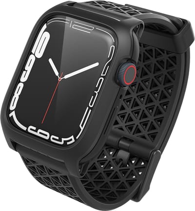 Catalyst Active Defense Hard Kunststof Bandje voor Apple Watch Series 7 (45mm) - Zwart