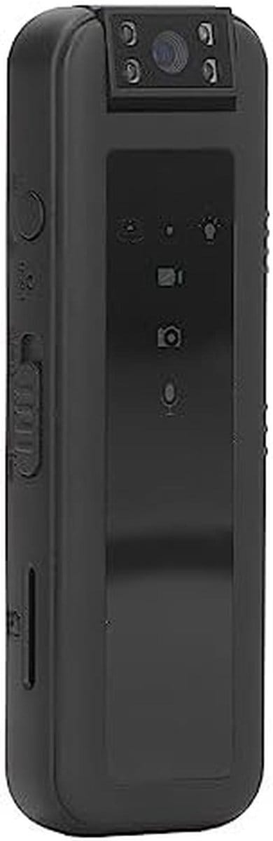 Mini Body Camera - Draagbare Recorder - Veiligheid Vastleggen - 180° Draaibare Lens - 1080P HD - Zwart