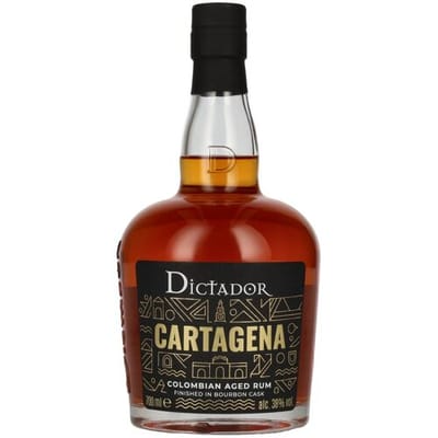 Dictador rum Dictador CARTAGENA Colombian Aged Rum 38% Vol. 0,7l