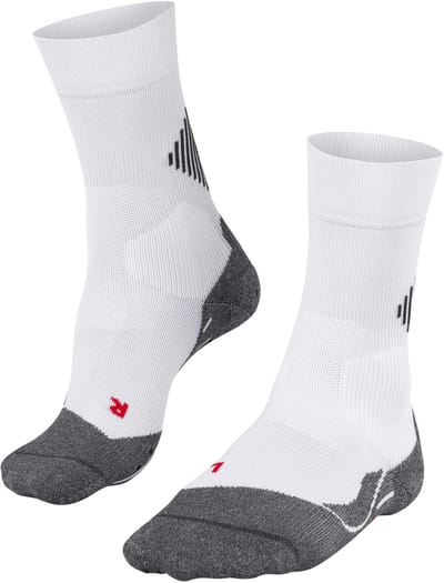 FALKE 4GRIP Stabilizing voor maximale snelheid functioneel materiaal sokken unisex wit - maat 42-43