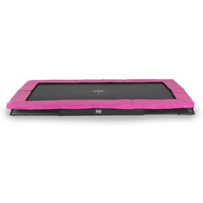 EXIT Silhouette Sporttrampoline 244x366cm - Inground - Ingraaftrampoline - Rechthoekig - Voor Kinderen - Roze