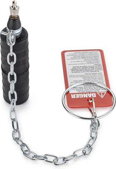 Afsluitplug - Leidingstop - Afvoer Dicht Maken - Brede Uitzetting - 38 cm - Zwart