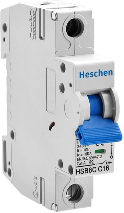 Dailygoody Miniatuur Stroomonderbreker - 16 Ampere - 6kA Breaking