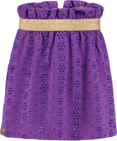 4PRESIDENT Rok Meisjes - Patricia Purple Aop - Maat 110
