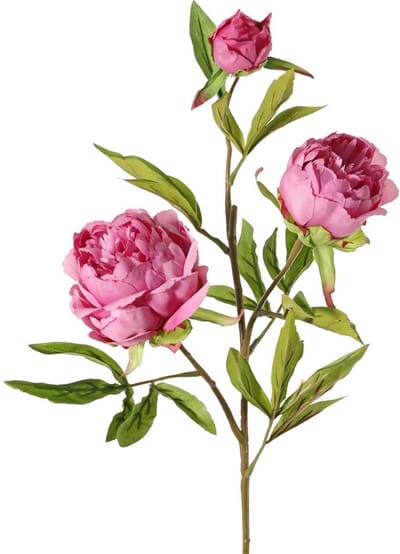 Topart Kunstbloem pioenroos Spring Dream - roze - 73 cm - kunststof