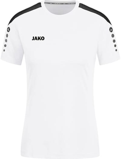 Jako Power Shirt Korte Mouw Dames - Wit | Maat: 34