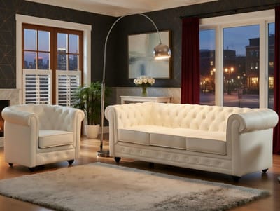 Driezitsbank 210 × 89 × 97 cm – Luxe Bank van Echt Buffelleer met Nosag Vering en Armleuningen – Moderne en Comfortabele 3-Zits Leren Bank – zwart – Aurora Premium – Bellavero