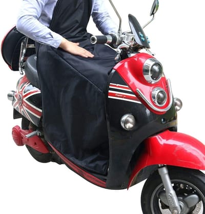 Scooter Voetenzak - Scooter deken - Bescherming tegen kou - Dubbele waterdichte laag - Universele maat - Zwart