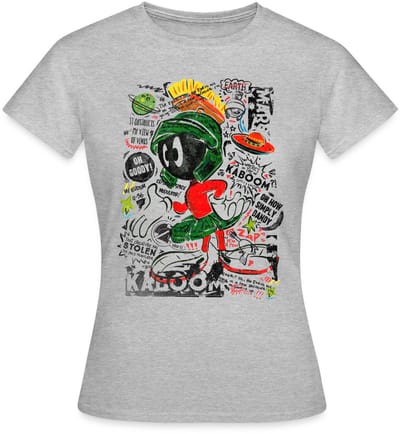 Looney Tunes Marvin The Martian T-Shirt Dames