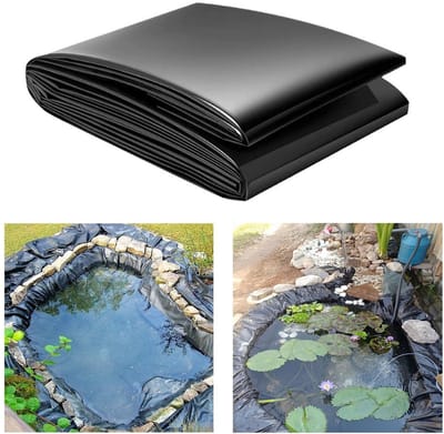 Dailygoods- Vijverfolie UV-bestendig - Scheur/slijtvast - Flexibel - 1,2x2m - Voor Koi/Visvijvers - Effectieve bescherming - Vijvermembraan
