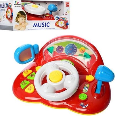 baby stuur met muziek | mijn eerste stuurtje | activiteitenbord