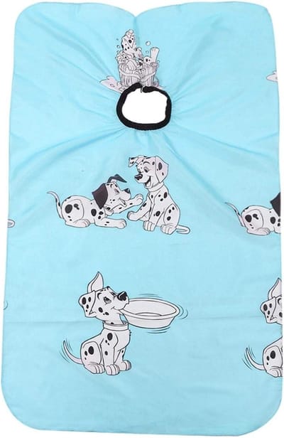 Haarknipcape waterbestendig voor kinderen - kliksluiting - kapperscape - haarcape - kinderen .