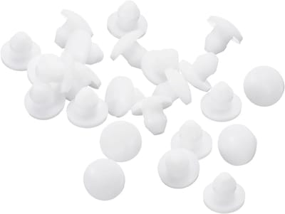 Siliconen Gatstoppen - Rubberen Sluitingen - Gaten Afdekken - Hoge Temperatuur Bestendig - 35-4 mm - Wit