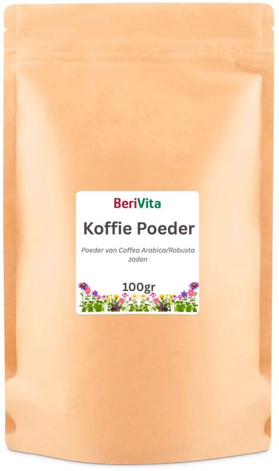 Koffie Poeder 100gr - Huidmasker - Haarmasker - Gezichtsmasker - Natuurlijk Koffiepoeder - Coffee Powder