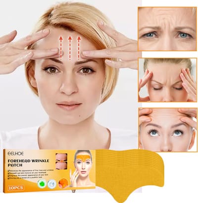 EELHOE Voorhoofd Rimpel Patch – Anti-Aging Gel Masker met Collageen 10x