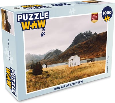 Puzzel Huis op de Lofoten - Legpuzzel - Puzzel 1000 stukjes volwassenen