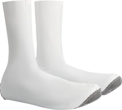 BBB Cycling RaceFlex Zipperless Overschoenen - Aerodynamisch, Winddicht en Waterdicht - Overschoenen Wielrennen - Wit - Maat 39/40 - BWS-29