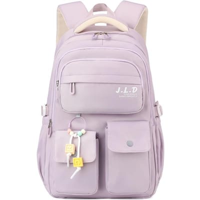 Nieuwe Studentenrugzak voor Middelbare Schoolstudenten Rugzak met Grote Capaciteit voor Basisschoolleerlingen Schooltas voor Vrouwelijke Rugbescherming