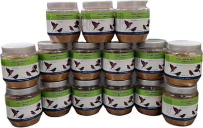 Unit 24- Voordeelverpakking van 15 Potten vogelpindakaas - Plastic potten á 350 gram. Tuinvogelvoer - Voer voor tuinvogels