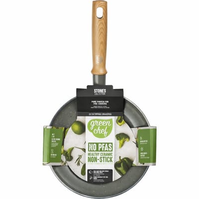 GreenChef - Stone Koekenpan - 20 cm - Braadpan - Keramisch – Koekenpan inductie - PFAS-vrije Antiaanbak - Pannen - Koekenpan - voor Gezond Koken - Pan