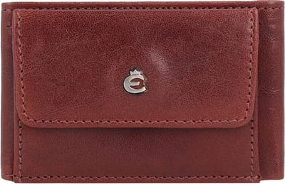 Esquire Toscana portefeuille leer 9,5 cm - Jongens - Horizontaal - coffee