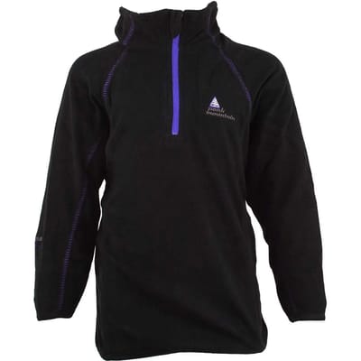 Microfleece sweatshirt met halve rits voor meisjes Peak Mountain Gafine