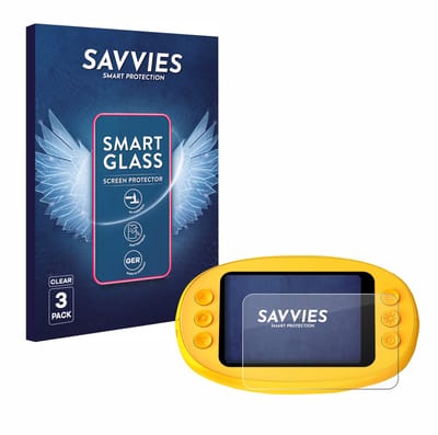 3 Stuks Savvies Screenprotector - geschikt voor Ashfly inskam 382 - beschermfolie glas transparant