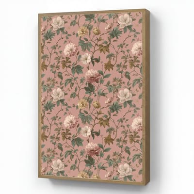 Wandlamp 70x100 cm - Oplaadbaar - Bloemen - Klassiek - Roze - Wandlampen binnen woonkamer - Slaapkamer lamp - Decoratieve nachtlamp - Vloerlamp draadloos