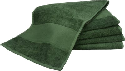 ARTG Towelzz® SPORTHANDDOEK Extra Lang - 30 x 140 cm - Set van 5 stuks - DARK GREEN