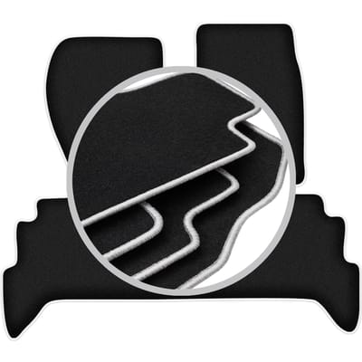 CARLUX-SILVER automatten voor: Land Rover Discovery I off-road (1989-1998)