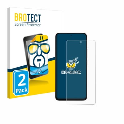 BROTECT - Screenprotector voor Xiaomi Redmi Note 14 4G - Folie Beschermfolie transparant 2 Stuks