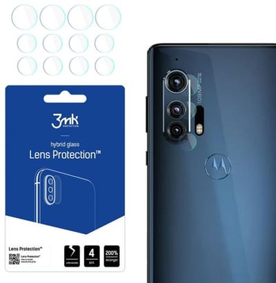 3MK Lens Protect - Cameralensbescherming - Motorola Edge Plus - Perfecte Pasvorm - 4 Stuks