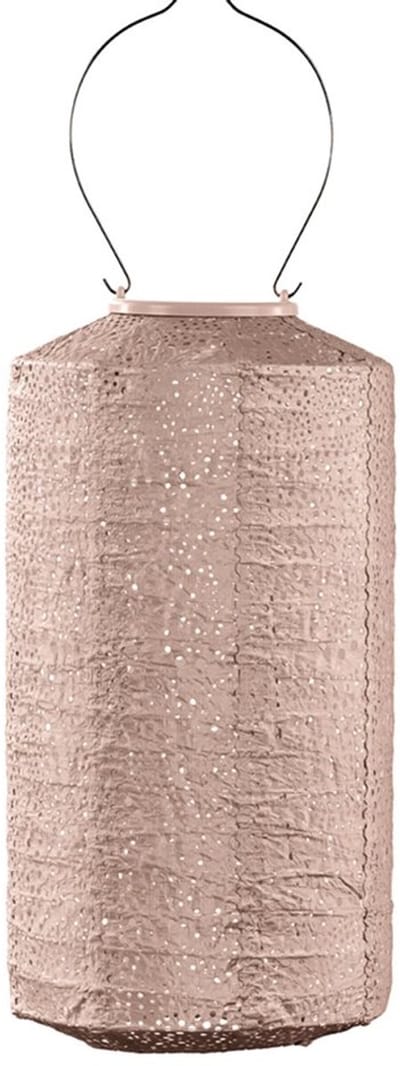 Lumiz Solar Tuinverlichting - Tuinverlichting op zonne energie - Buitenlampjes - Tuinverlichting op zonneenergie - Buitenverlichting - Buitenlamp - Decoratie - Paisley Cylinder - 18 cm - Roze