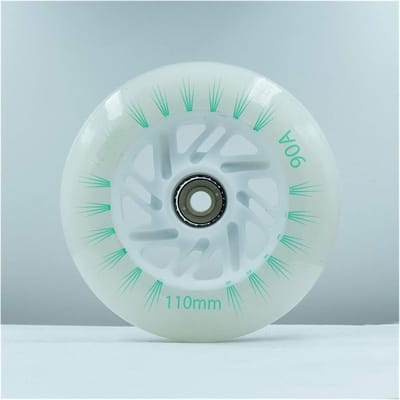 Inline Skaterwielen - Wielset Skates - Soepel Skaten - Lichtgevend - 100mm - Groen